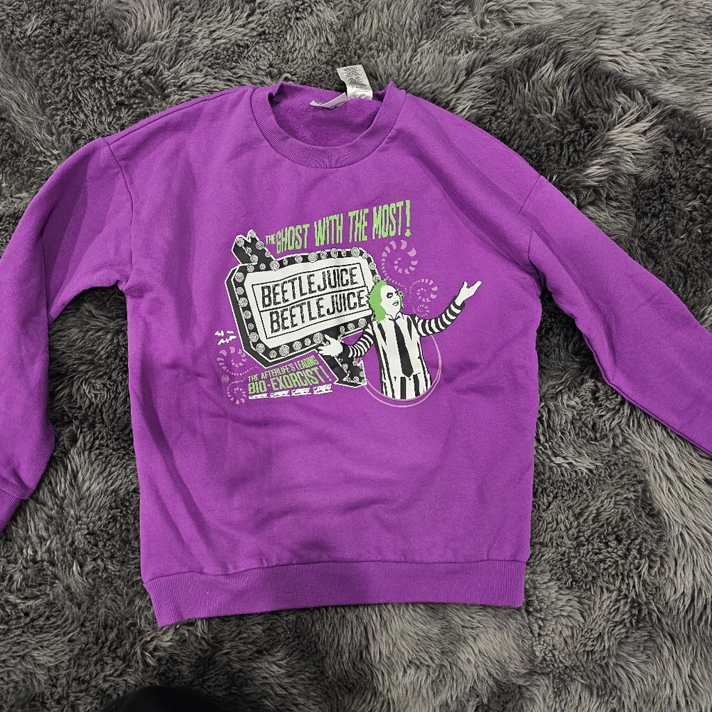 Beetlejuice sweatshirt